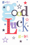 Bold and cheerful, this good luck card exudes heartfelt encouragement drawn from the everyday warmth of Poplar. The words 'Good Luck' are playfully woven in sweeping blues, deep reds, natural greens, and regal purples, each letter painted in a way that recalls a florist's hand mixing petal shades into a perfect bouquet. Twinkling stars in navy, lavender, and lemon-lime abound across the radiant white background, reflecting the hopes and possibilities held within our close-knit local streets. Though smooth to the touch, the card hints at the solid, high-quality feel under your fingertips, mirroring the trusted cardstock favoured in Poplar's best flower shops. This is the kind of card you'd tuck inside a bouquet before a big audition at the local theatre, a friend's new job at Canary Wharf, or as a boost before crucial exams-filled with optimism and the steadfast comfort of knowing your Poplar community stands behind you.